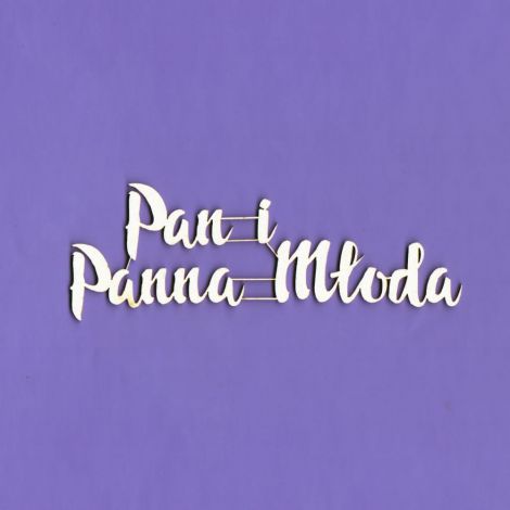 Tekturka Crafty Moly Napis G4 - Pan i Panna Młoda
